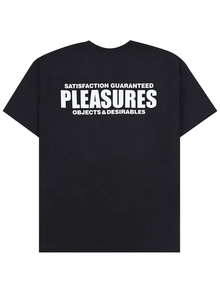 Футболка Pleasures Staff Pocket T-Shirt 'Black' — изображение 2 из 2, черный