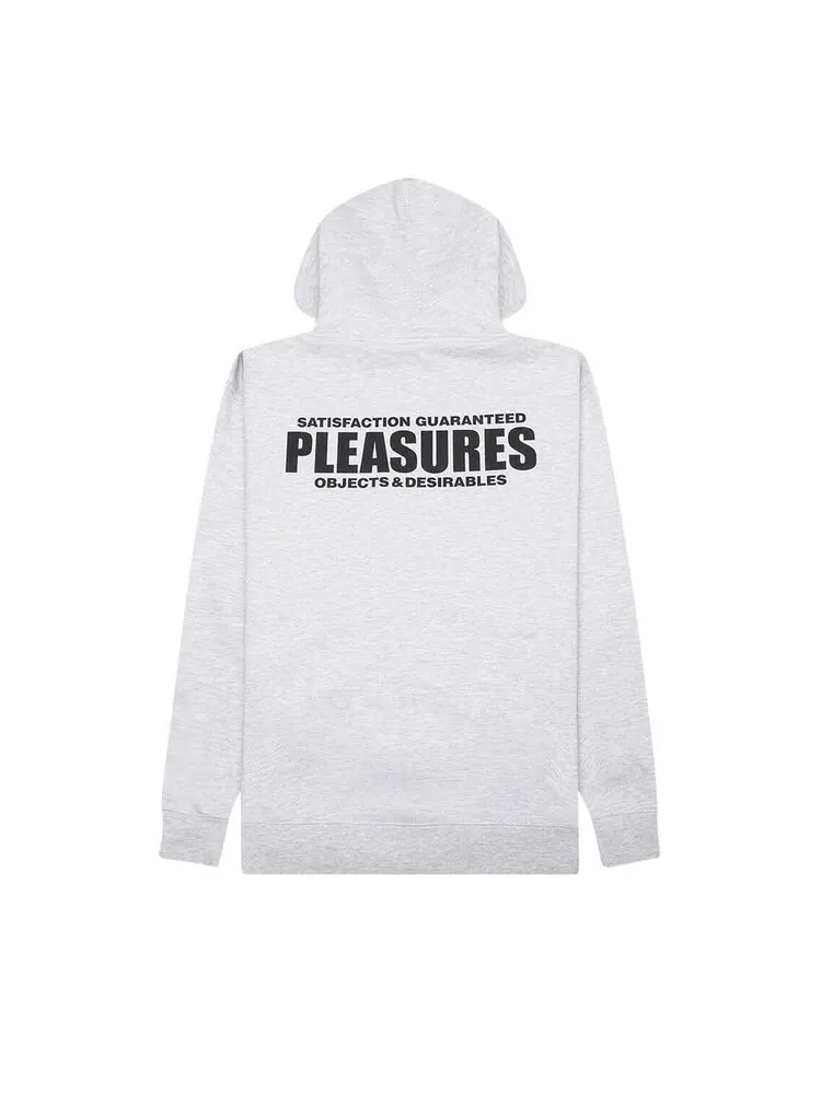 Худи Pleasures Staff Zip Hoodie Heather Grey — изображение 2 из 2