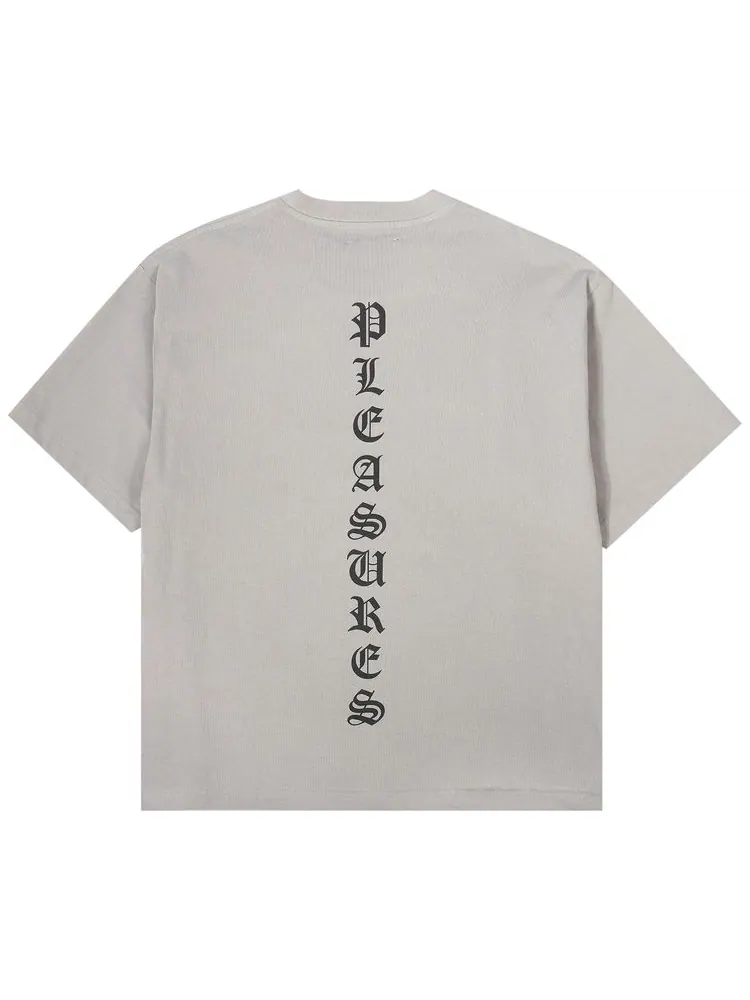 Футболка Pleasures Sorrow Heavyweight Shirt — изображение 2 из 2, серебряный
