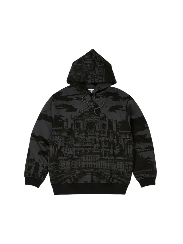 Толстовка Palace Mega Palace 'Black' — изображение 1 из 2, черный