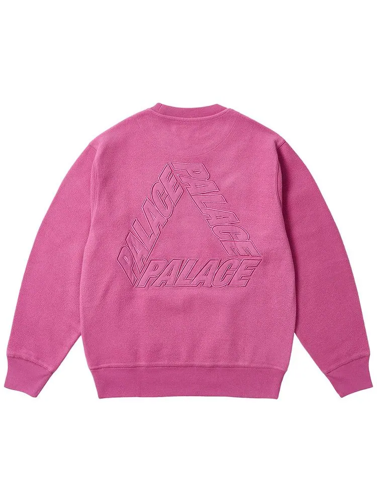 Свитер Palace Reverse P-3 Crew — изображение 2 из 2, розовый