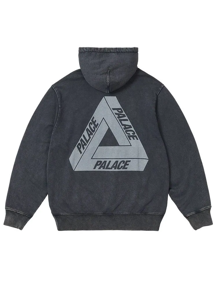 Толстовка Palace Washed Out Tri-Ferg Hood — изображение 2 из 2, темно-синий