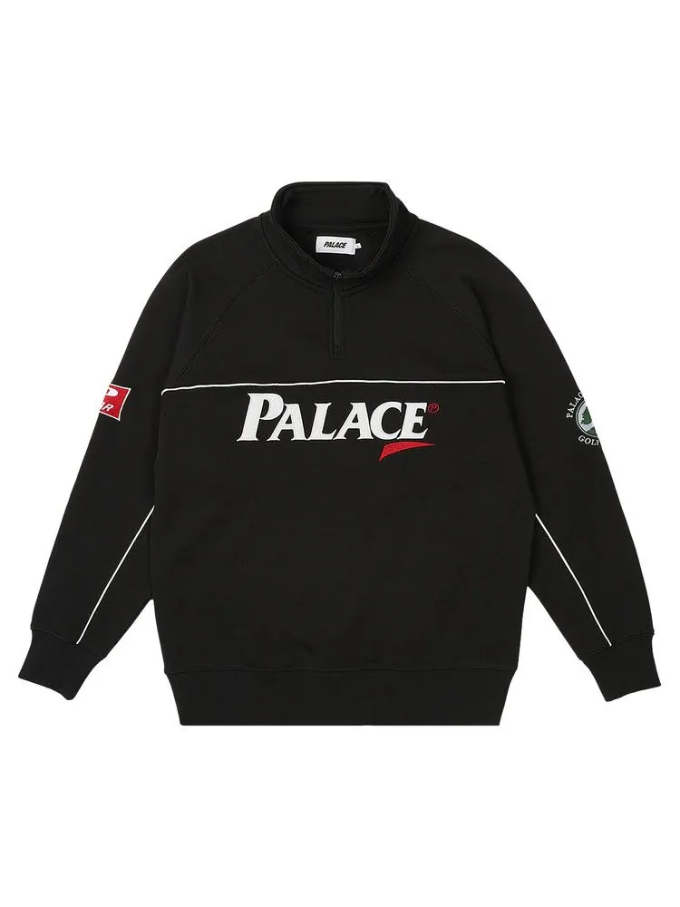 Толстовка Palace Par 1/4 Zip Funnel — изображение 1 из 2, черный