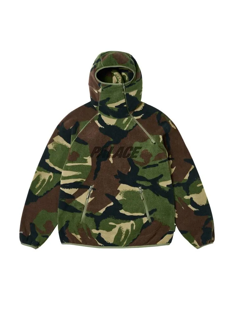 Худи Palace Polartec Ninja Hood Woodland DPM — изображение 1 из 3, разноцветный