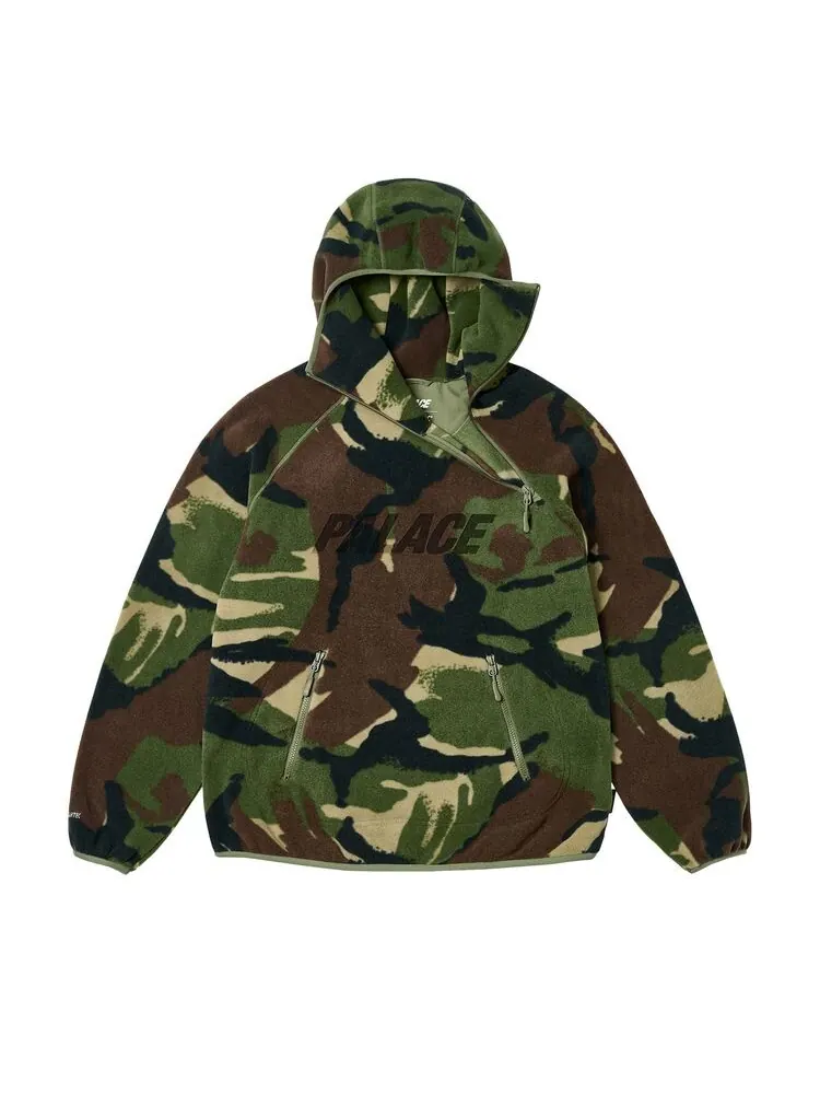 Худи Palace Polartec Ninja Hood Woodland DPM — изображение 3 из 3, разноцветный