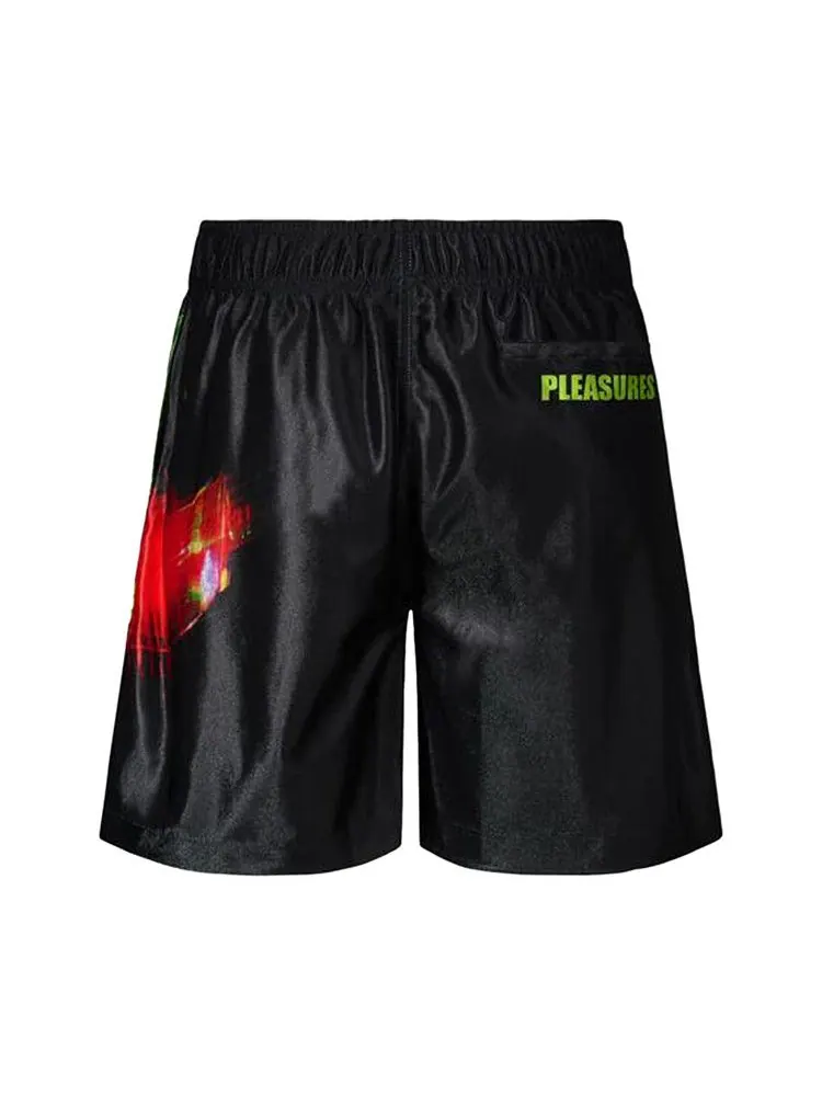 Шорты Pleasures Daft Club Sport Shorts — изображение 2 из 2, черный