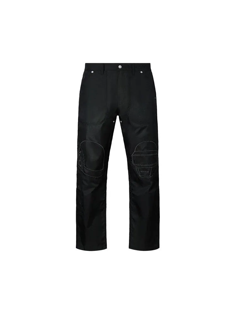 Брюки Pleasures Helmets Nylon Work Pants — 1