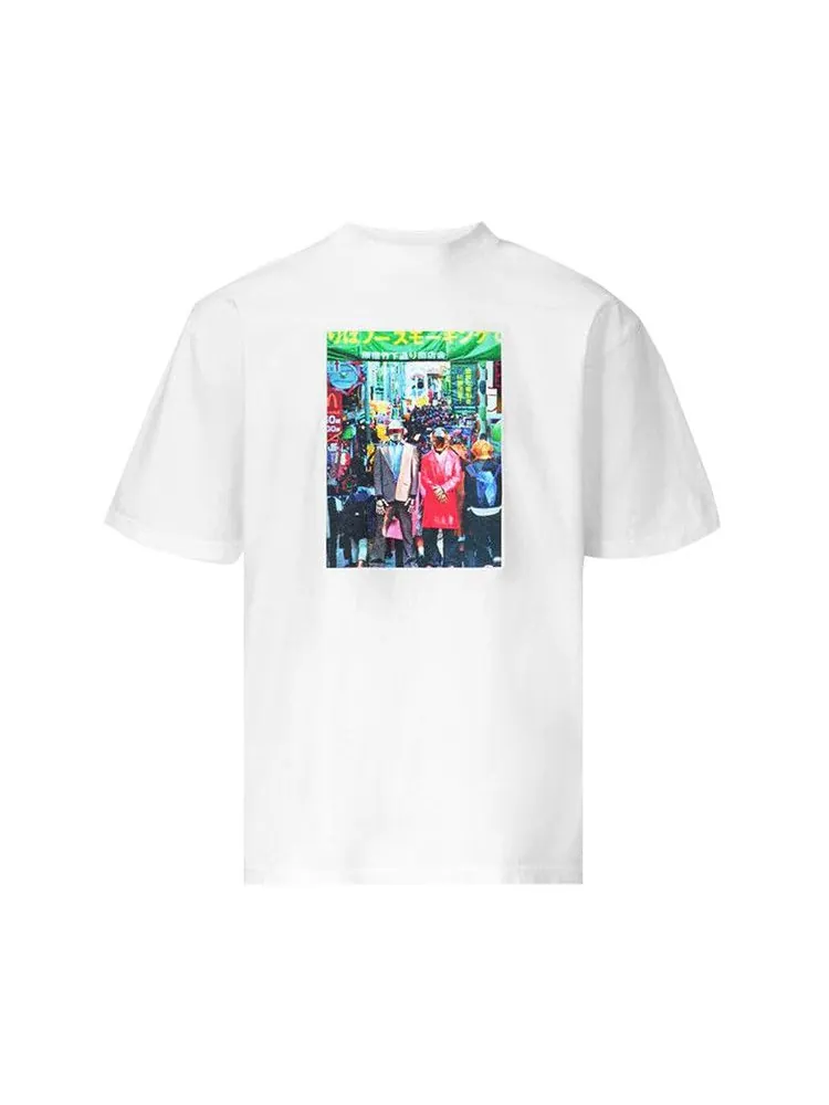Футболка Pleasures Harajuku T-Shirt — изображение 1 из 1, белый