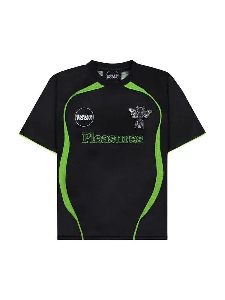 Джерси Pleasures Aqua Soccer Jersey — изображение 1 из 2, черный