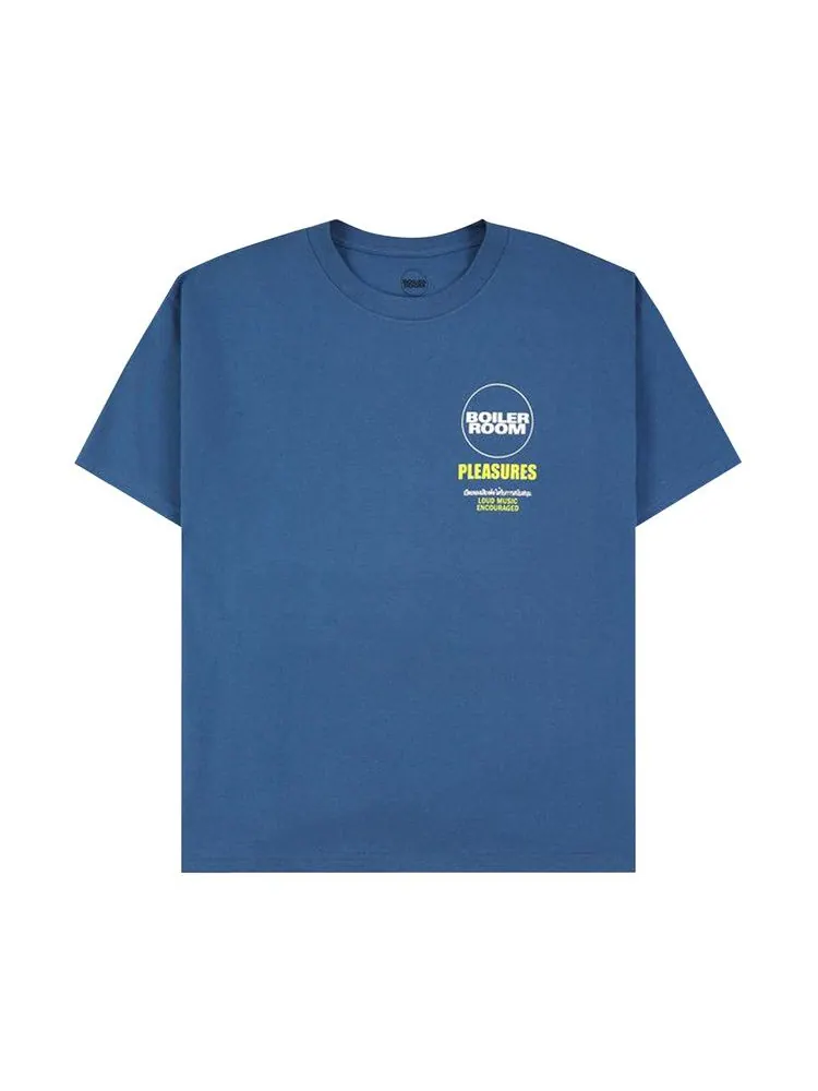 Футболка Pleasures Turntable T-Shirt — изображение 1 из 2, синий