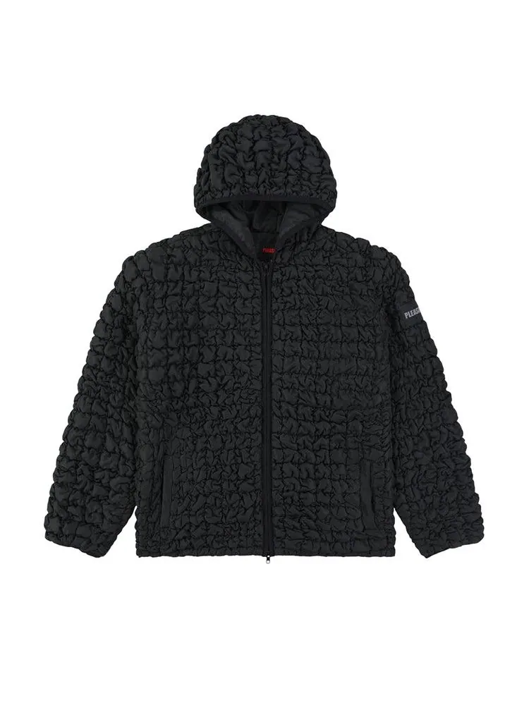 Пуховик Pleasures Tender Hooded Puffer — изображение 1 из 2, черный