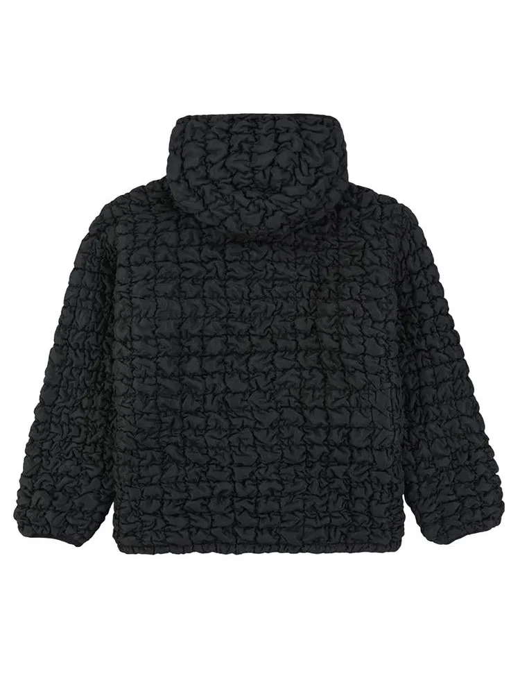 Пуховик Pleasures Tender Hooded Puffer — изображение 2 из 2, черный