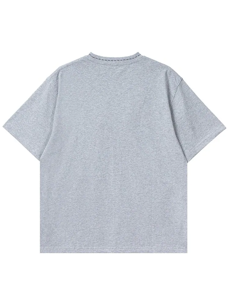 Рубашка Pleasures Cut Here Heavyweight Shirt цвета «серый меланж» — изображение 2 из 2