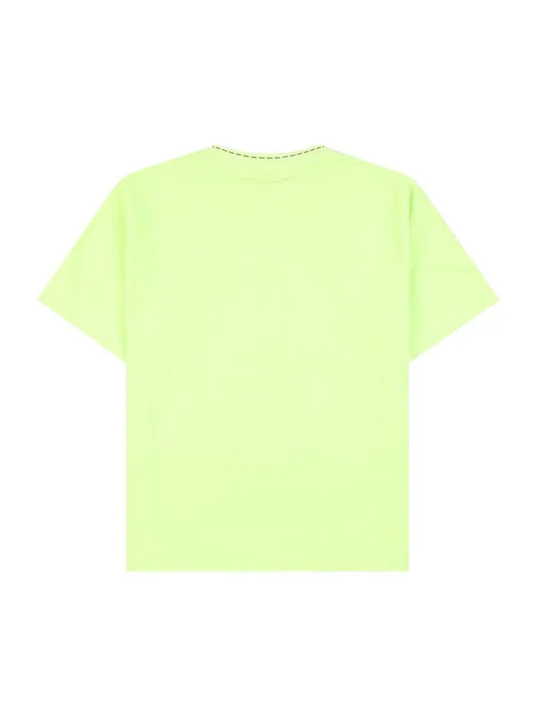 Рубашка Pleasures Cut Here Heavyweight Shirt — изображение 2 из 2, лаймовый