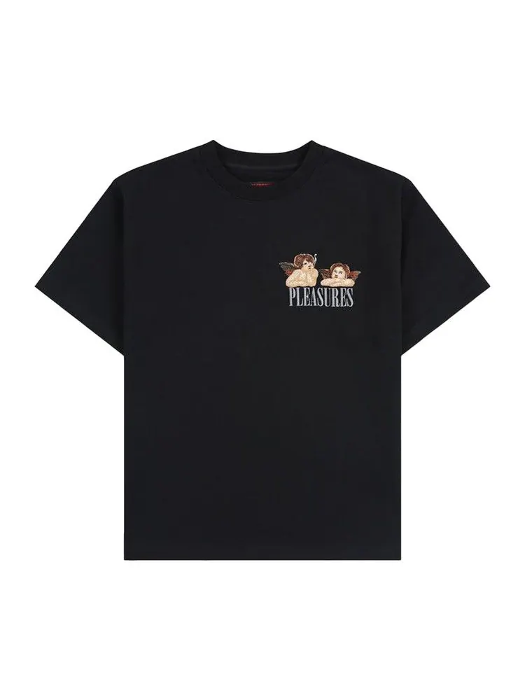 Свитер Pleasures Dynamic Short-Sleeve Crewneck — изображение 1 из 2, черный