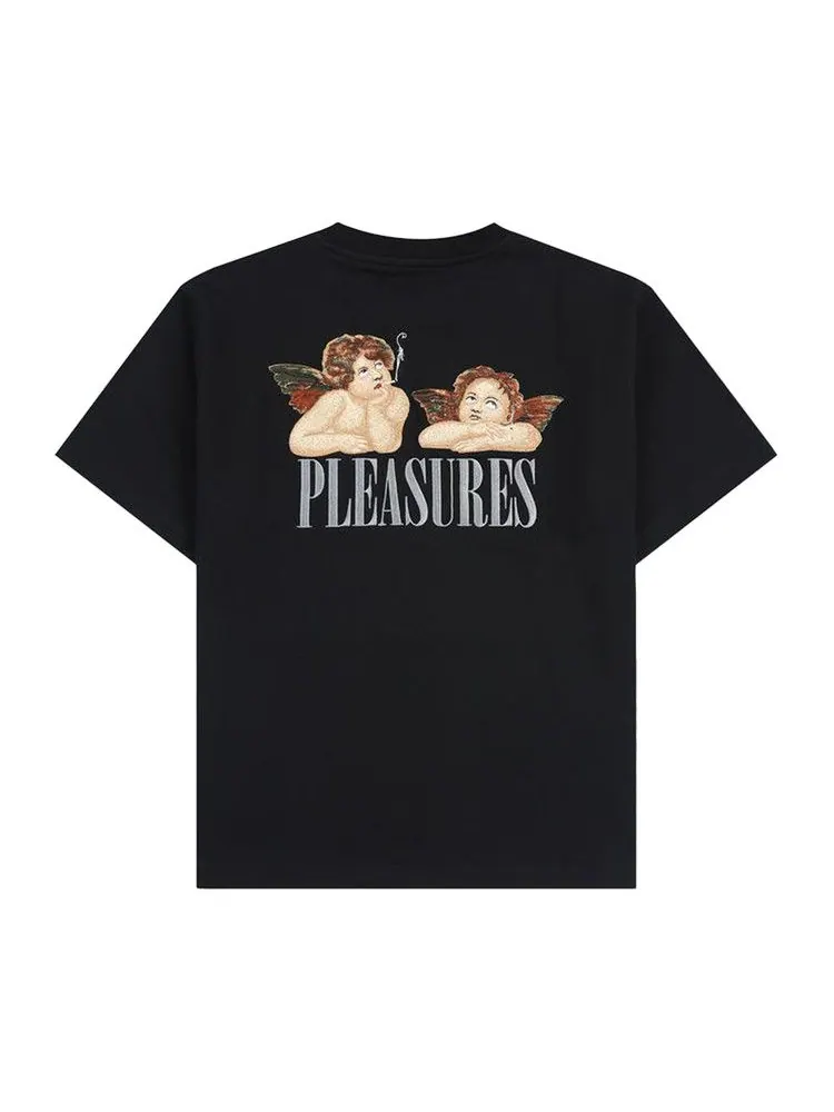 Свитер Pleasures Dynamic Short-Sleeve Crewneck — изображение 2 из 2, черный