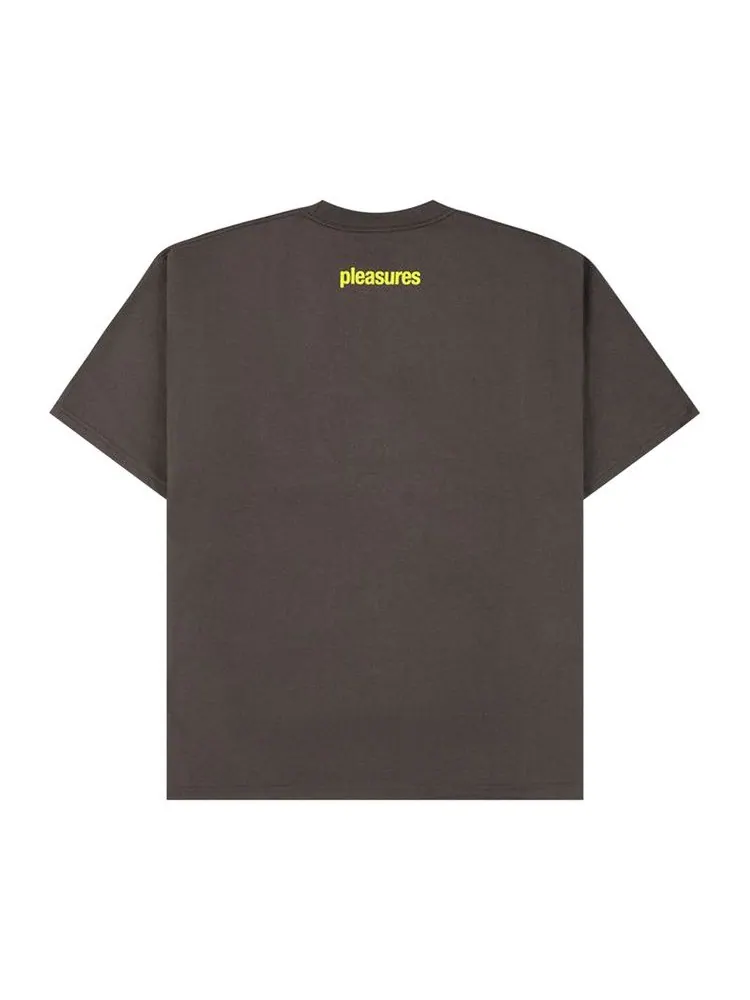 Футболка Pleasures Domination T-Shirt — изображение 2 из 2, коричневый