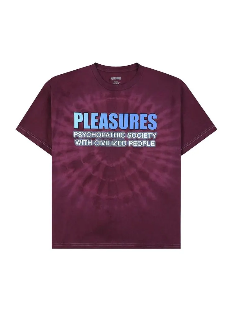 Футболка Pleasures Civilized T-Shirt — изображение 1 из 2, фиолетовый