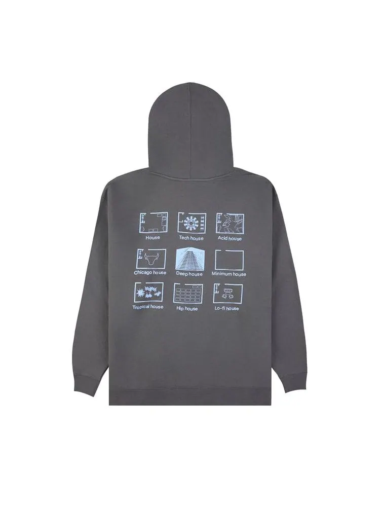 Худи Pleasures House Blend Hoodie — изображение 2 из 2, темно-серый