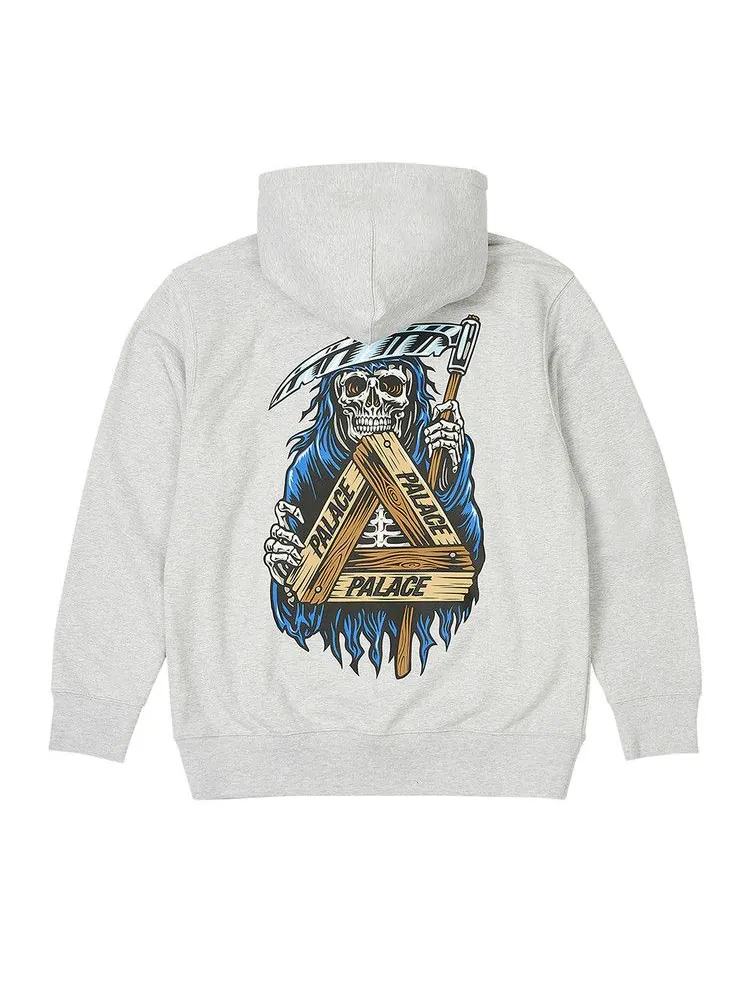 Толстовка Palace Reaper Hood — изображение 2 из 2, серый
