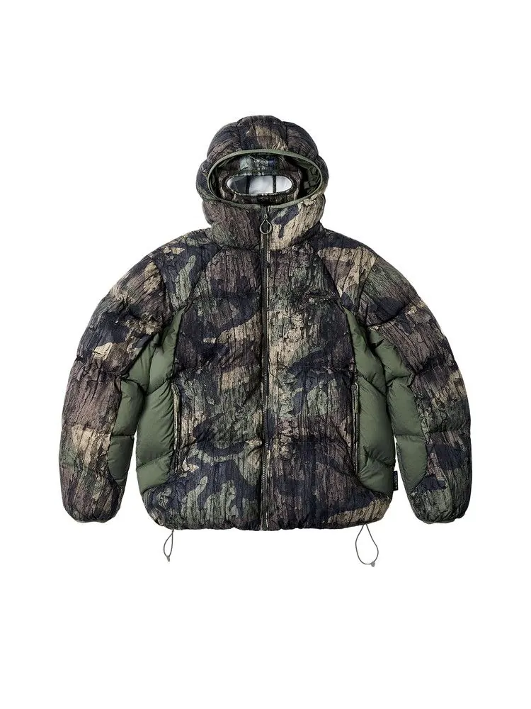 Пуховик Palace Pertex Matte Balaclava Puffa — изображение 1 из 3, зеленый