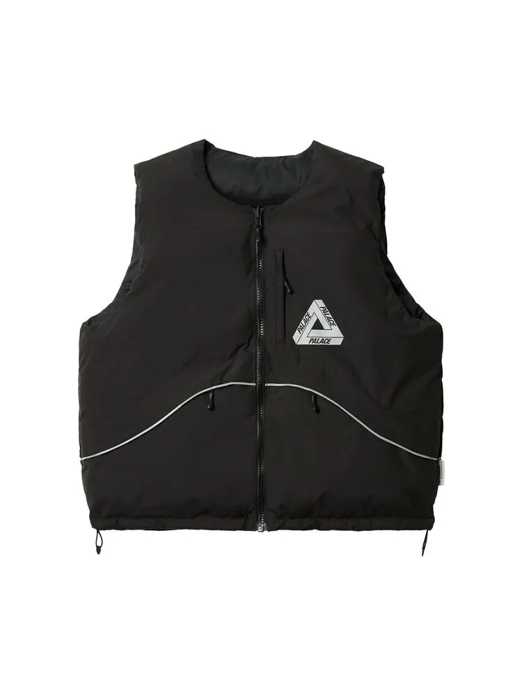 Жилет Palace P-Tech Reversible Puffa Vest — изображение 1 из 4, черный