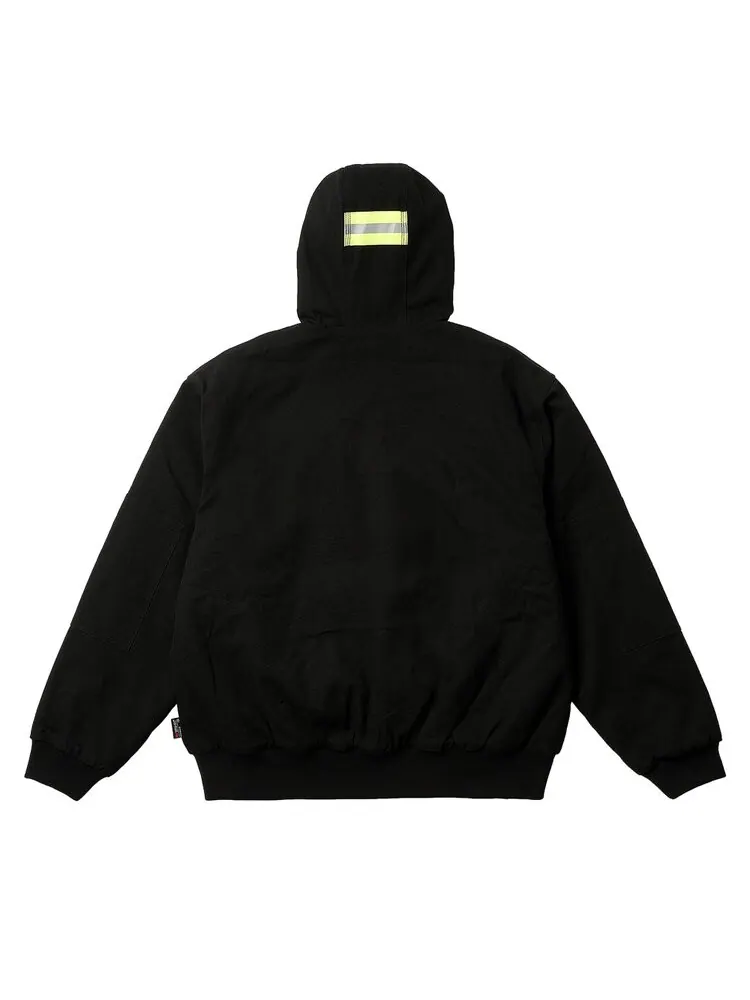 Куртка Palace Hardware Hooded Workwear 'Black' — изображение 2 из 3, черный