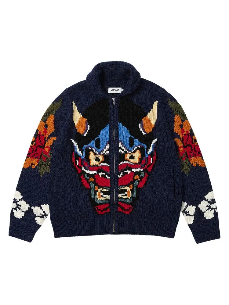 Топ Palace Demon Cowichan Knit — изображение 1 из 2, синий