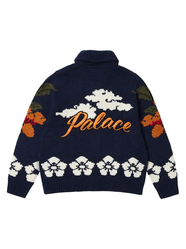 Топ Palace Demon Cowichan Knit — изображение 2 из 2, синий
