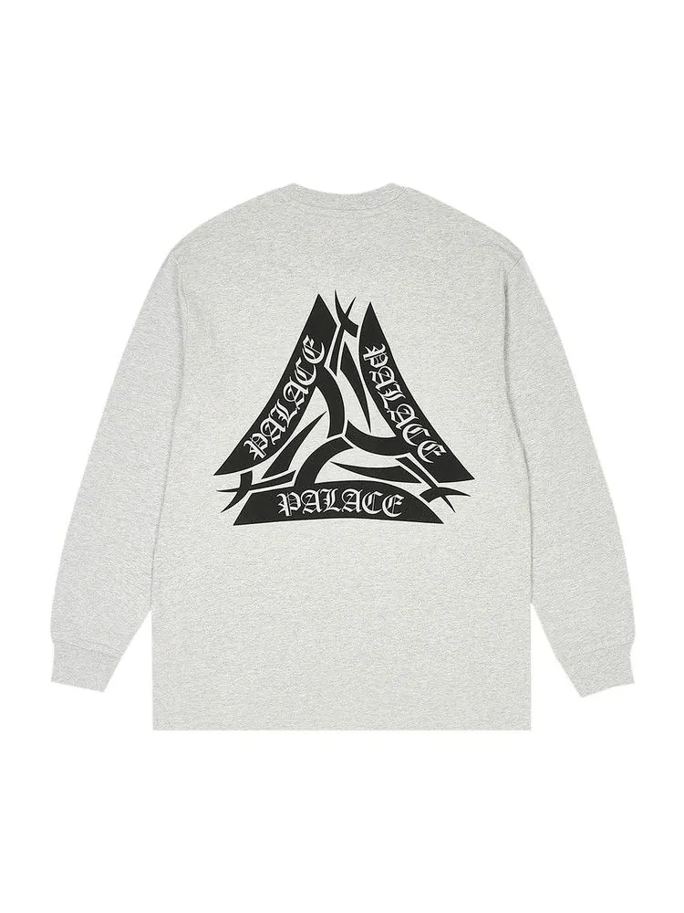 Лонгслив Palace Tribal Tri Longsleeve — изображение 2 из 2, серый