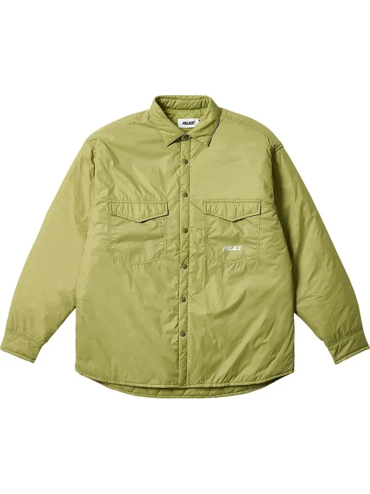 Рубашка Palace Insulated Pertex 'Olive' — изображение 1 из 3, зеленый