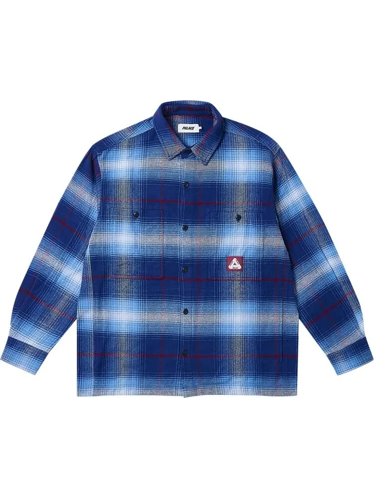 Рубашка Palace Work 'Navy/Pink' — изображение 1 из 2, синий