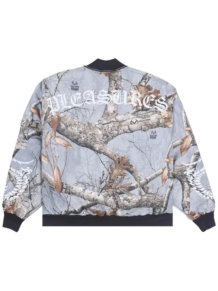 Куртка Pleasures Dragon Bomber Jacket — изображение 2 из 2, серый