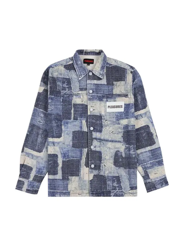 Куртка Pleasures Boro Work Jacket — изображение 1 из 2, синий