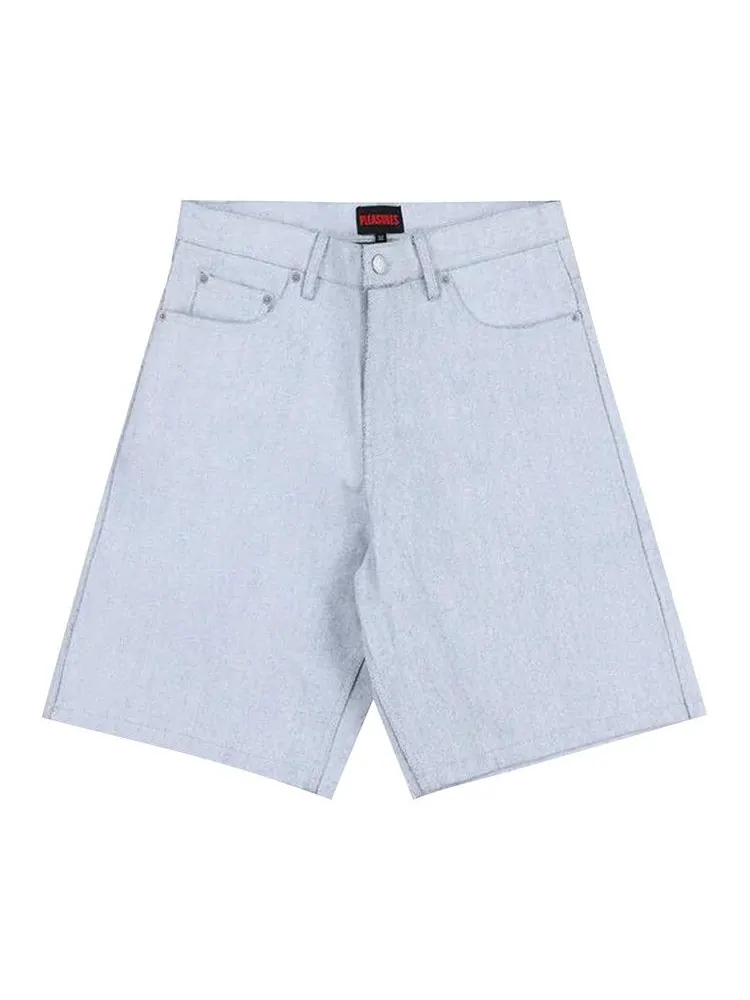 Брюки Pleasures Whiteout Baggy Jorts — изображение 1 из 2, белый