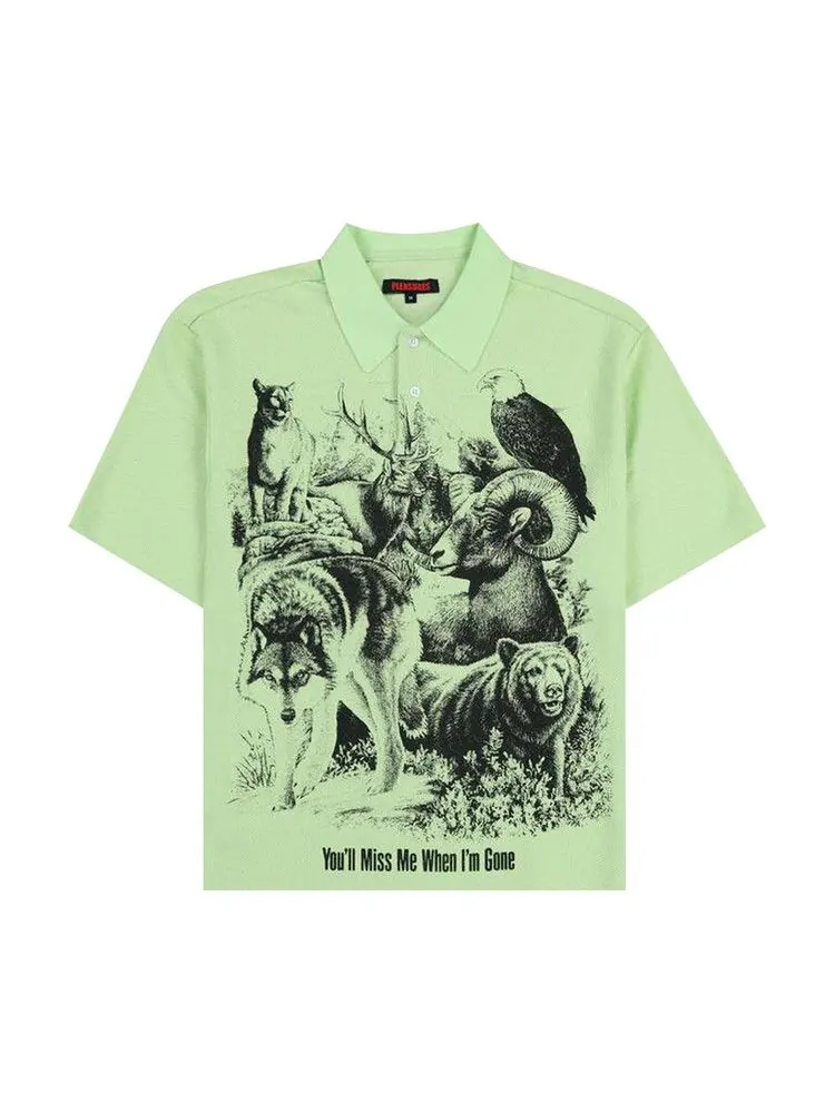 Поло Pleasures Revival Boxy Polo — изображение 1 из 2, мята