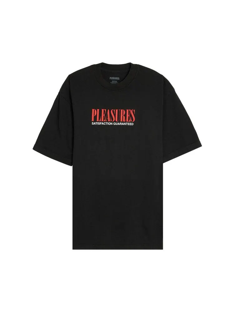 Футболка Pleasures Satisfaction T-Shirt — изображение 1 из 1, черный
