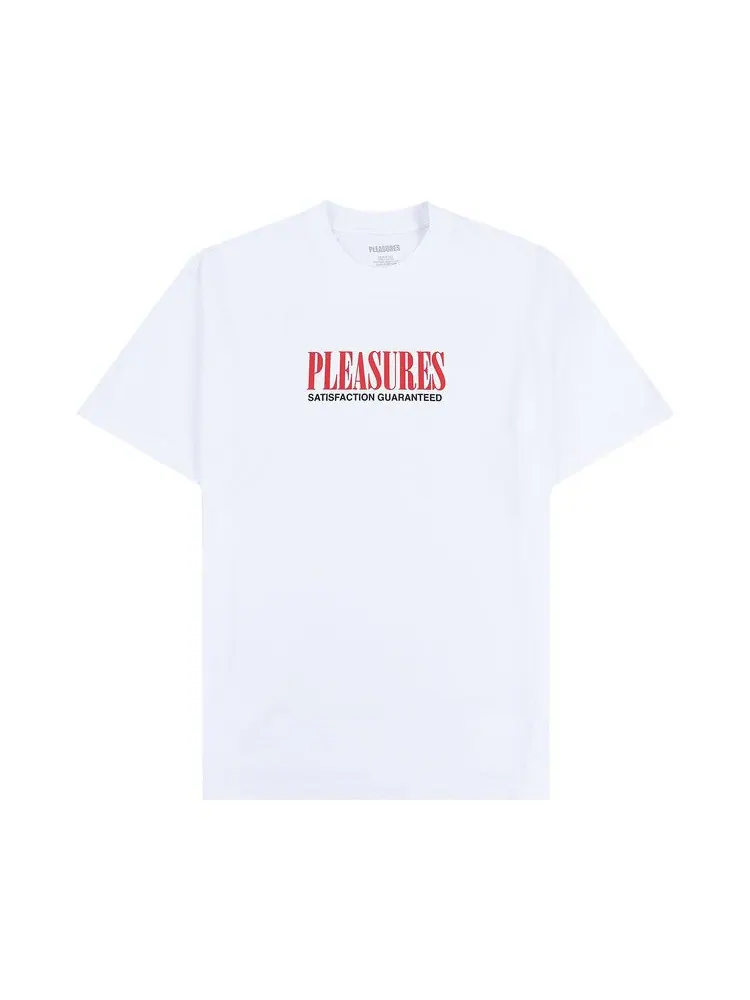 Футболка Pleasures Satisfaction T-Shirt — изображение 1 из 1, белый