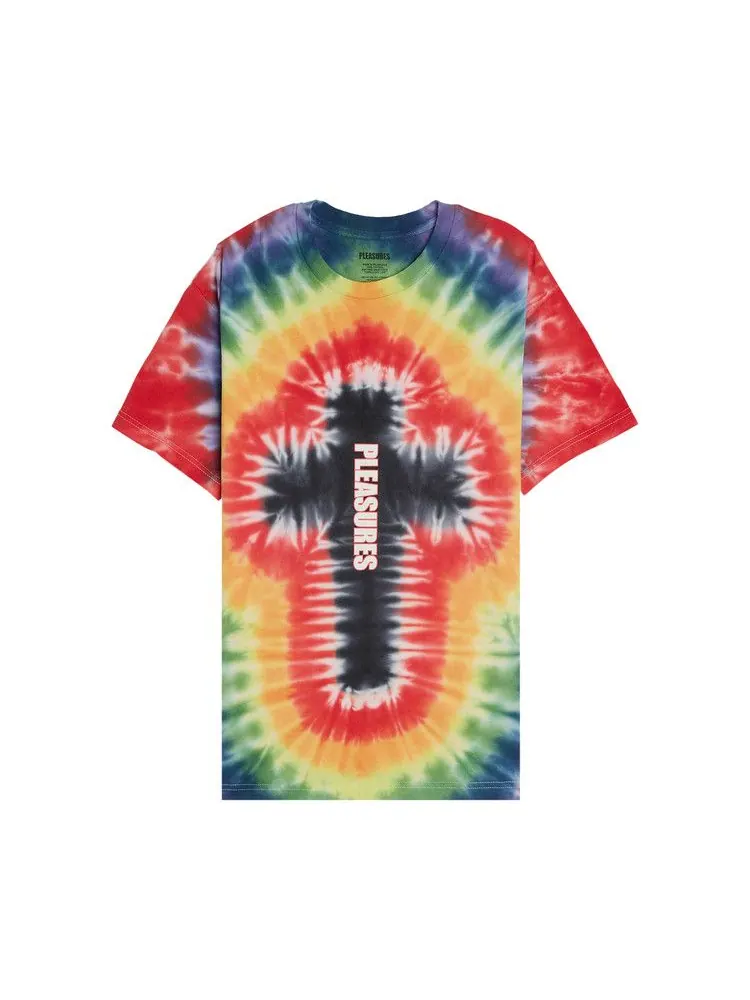 Футболка Pleasures Dyed T-Shirt, Hippie — изображение 1 из 2, мульти