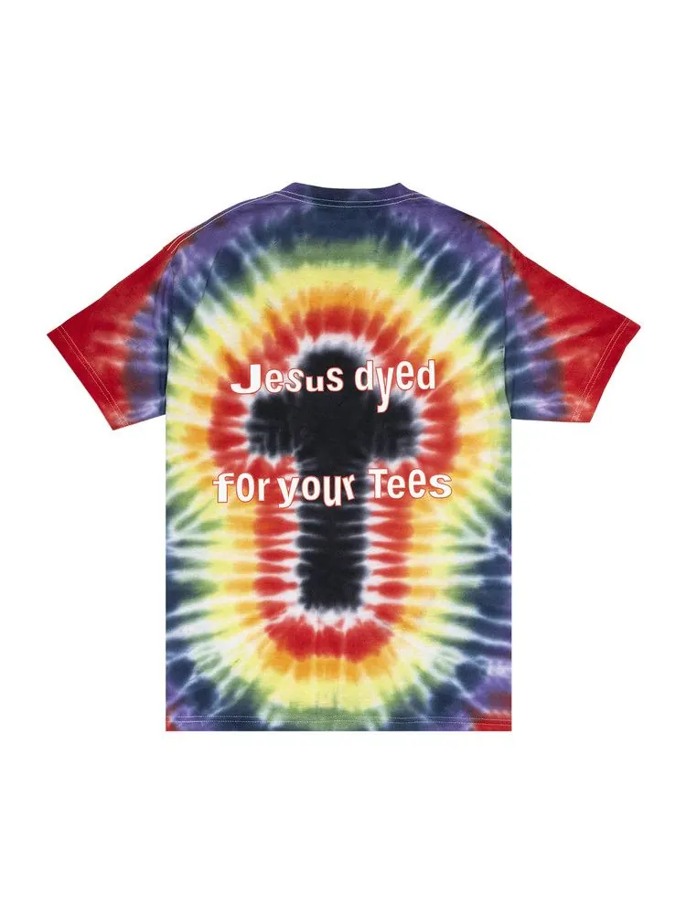 Футболка Pleasures Dyed T-Shirt, Hippie — изображение 2 из 2, мульти