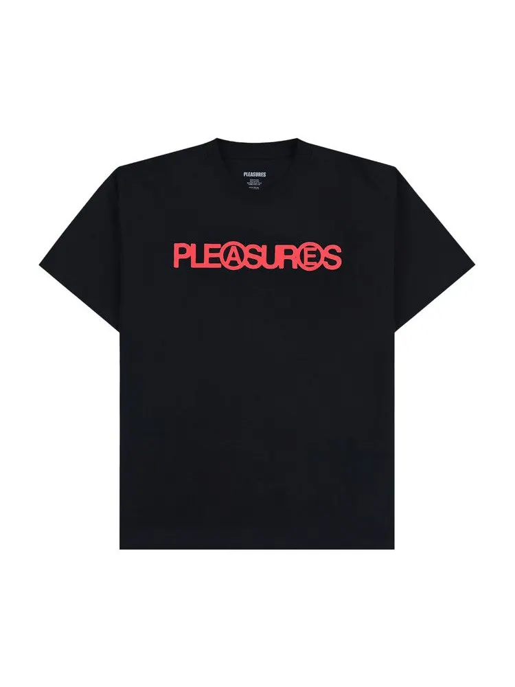 Футболка Pleasures Fanzine T-Shirt — изображение 1 из 1, черный