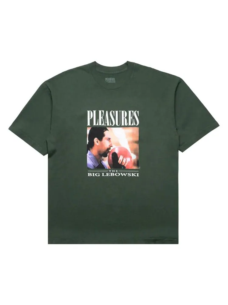 Футболка Pleasures Lick T-Shirt — изображение 1 из 1, зеленый