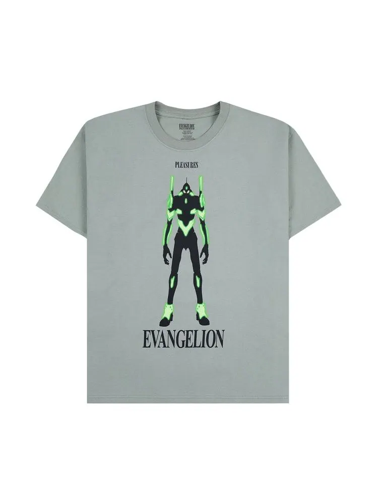 Футболка Pleasures Eva 1 T-Shirt — изображение 1 из 2, шалфейный