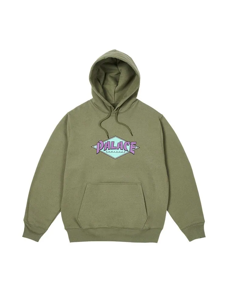 Толстовка Palace x Thrasher Hood — изображение 1 из 2, оливковый
