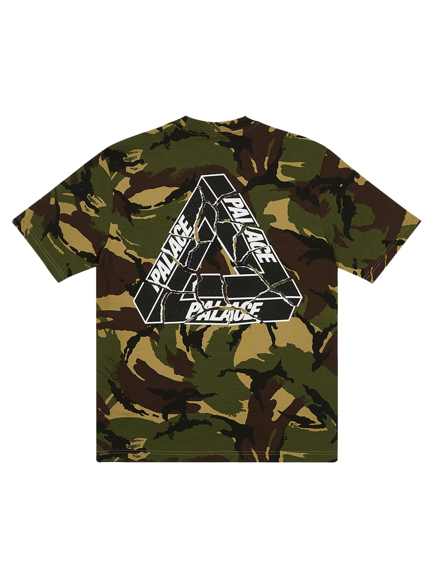 Футболка Palace с тройными рваными краями, Woodland Camo — изображение 2 из 2