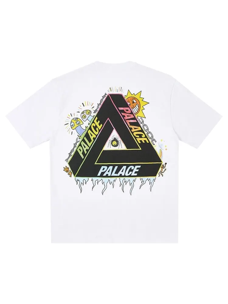 Футболка Palace Tri-Lottie 'White' — изображение 2 из 2, белый