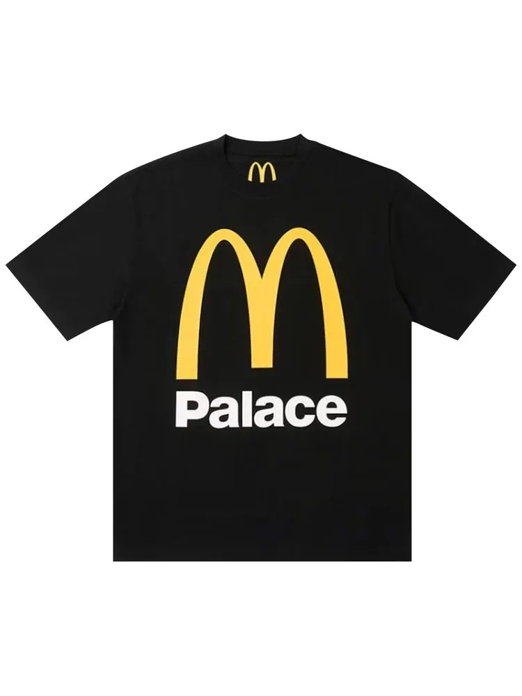 Футболка Palace x McDonald's Logo T-Shirt Black — изображение 1 из 1, черный