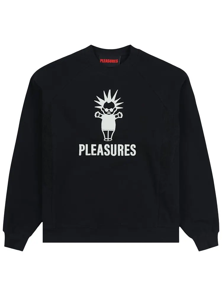 Детский свитшот Pleasures Punk — изображение 1 из 2, черный
