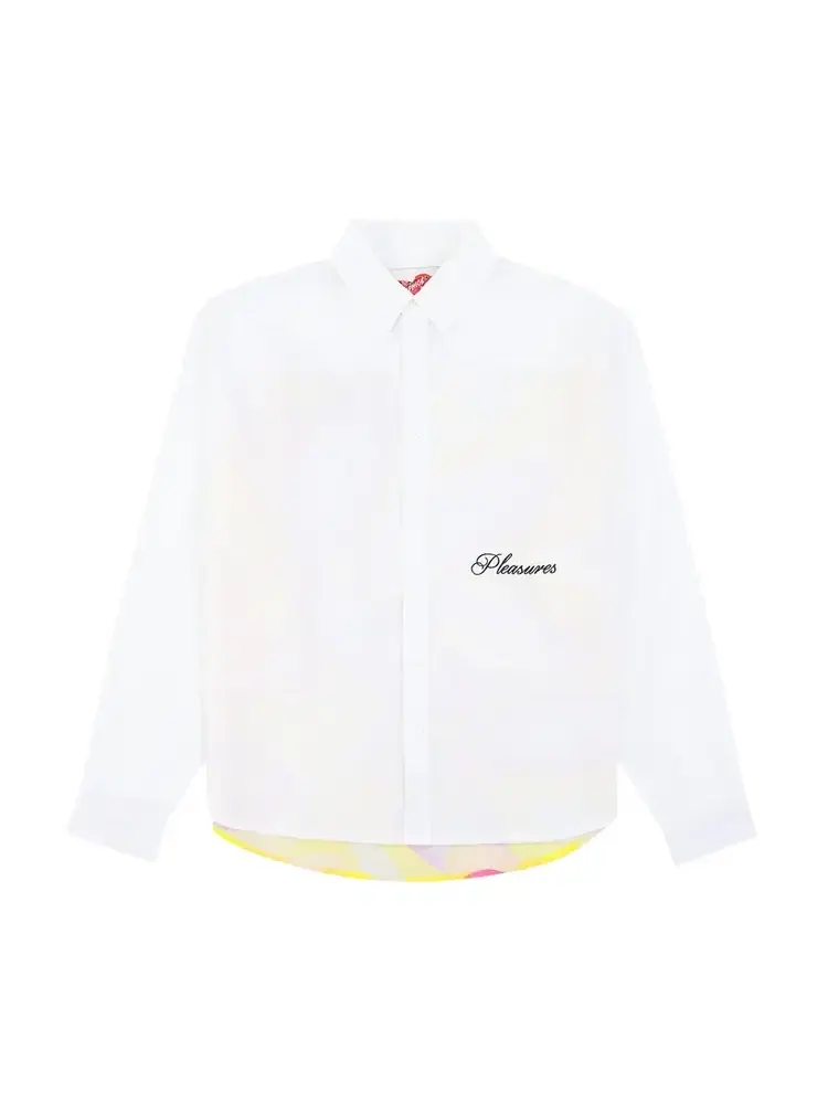 Рубашка Pleasures x Richard Bernstein Pilule Button Up — изображение 1 из 2, белый