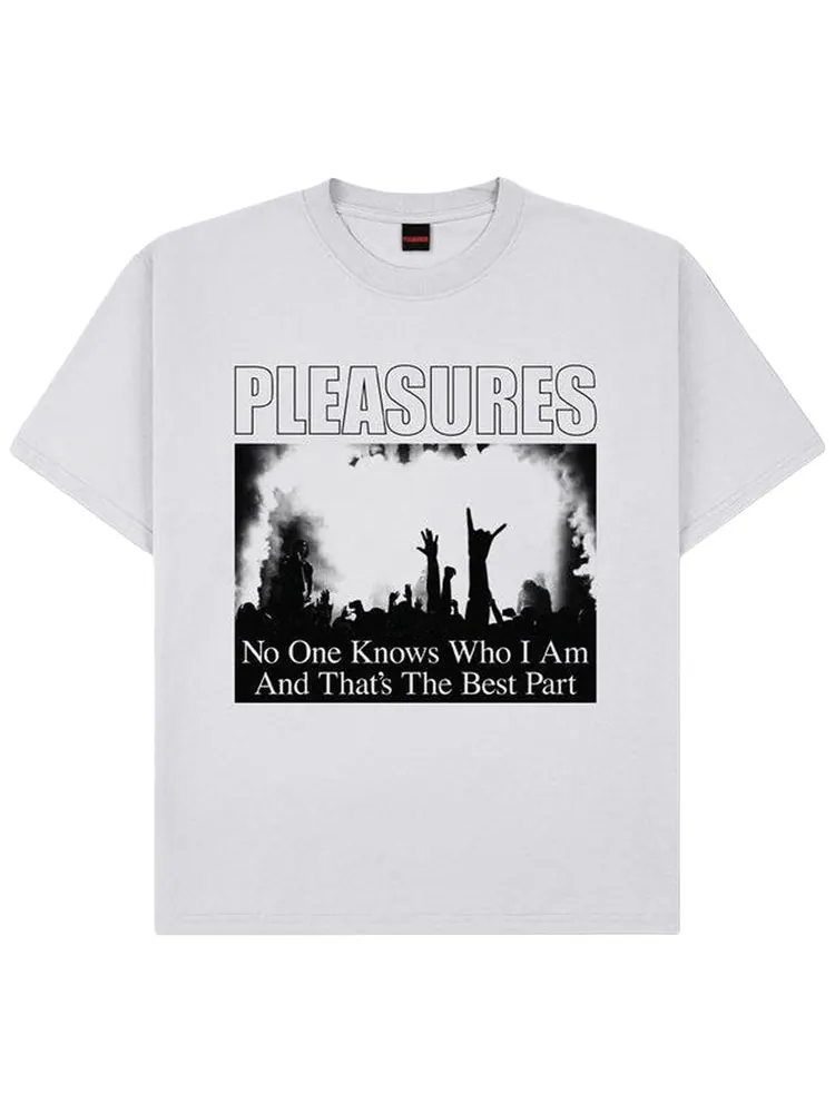 Футболка Pleasures Incognito — изображение 1 из 1, серебряный